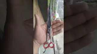 Barber scissors stainless  #barber#barberscissors #craft #metal #barberacademy #barberlife
