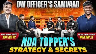 Inside NDA Toppers&rsquo; Mindset 🔥 AIR 12 & AIR 21 on NDA 2026 Exam & SSB | NDA Preparation | NDA Exam