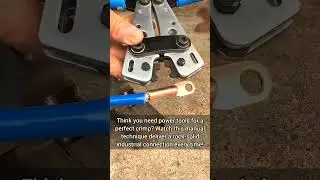 Manual Power: Mastering the Perfect Heavy-Duty Crimp!