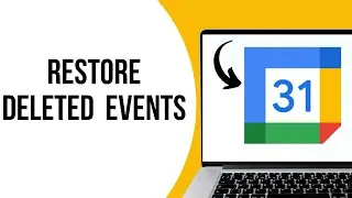 How to restore Google deleted calendar events ?