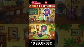 Find 5 difference in 10 seconds 👀