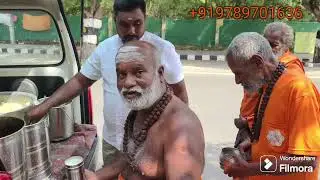 Thiruvannamalai sadhu Annadhanam -திருவண்ணாமலை சாது அன்னதானம்......