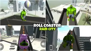 ROLL COASTER RIDE 😲 IN INDIAN BIKE DRIVING 3D