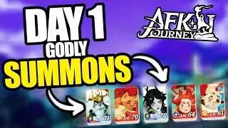 DAY 1 GODLY Summons in AFK Journey