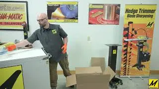 How to set-up a new MAG-6000 Hedge Trimmer Blade Sharpener