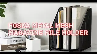 FOSKA 3 Layer Metal Mesh Magazine File Holder HY1001