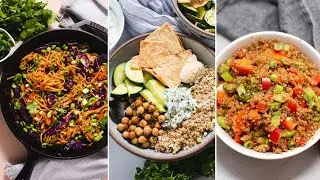 easy vegetarian meal ideas (3 recipes in 30 minutes or less!)