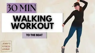 30 MIN WALKING WORKOUT - to the beat! | Cardio Walk at Home Workout