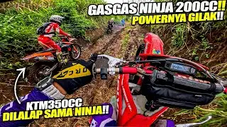 KTM350 DI LALAP SAMA NINJA GASGAS !! POWENYA GILAK TENAN !! (Budal Buko #2)