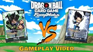 Dragonball Fusion World Gameplay: Green Broly: BR Vs. Vegeta (Mini) DA
