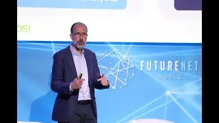 MYCOM OSI CTO presenting '5G Slicing: A Roadmap for Success' at FutureNet World London 2023