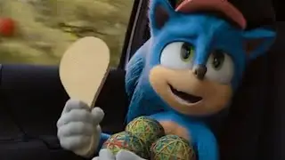 POV sonic the hedgehog uses a paddleball