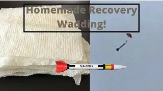 How to make homemade recovery wadding for your rocket!