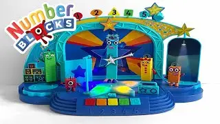 Numberblocks Five's Musical Superstar Stage | Numberblock 1-5 Math Link Cubes And Action Figure Toys