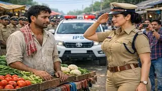 IPS অফিসার জনসমক্ষে দরিদ্র সবজি বিক্রেতাকে স্যালুট করলেন... কারণ জানার পর পুরো বাজার হতবাক হয়ে গেল