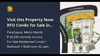 Visit this Property Now: RFO Condo for Sale in Avida Towers Sucat Paranaque;FREE BPI Bank Assistance