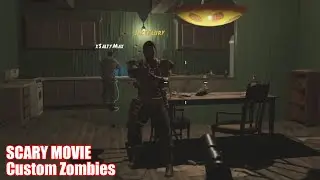 ZOMBIES IN HET HUIS VAN SCARY MOVIE!!! (Custom Zombies)