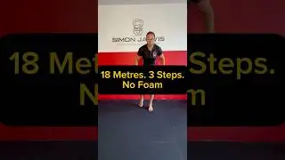 18 metres. 3 steps. No FOAM. #jump #foam #movementactivities #jumping #barefoot #strength #jumplife