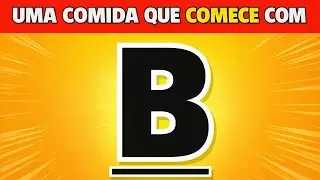 🔥 DIGA uma PALAVRA com essa LETRA! DESAFIO ADEDONHA | Só para GÊNIOS 🧠