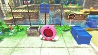 Kirby and the Forgotten Land - Mouthful Mode Footage