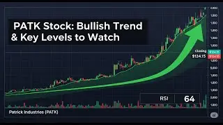 Patrick Industries $PATK Stock Analysis: Bullish Trend Confirmed & Key Levels to Watch #PATK