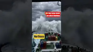 Cargo Vessel sink  North Sea #viralvideo #shorts #trending #short #video #ship #ytshorts #shortvideo