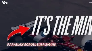 Charles Leclerc's Web Parallax Effect: Text on One Line
