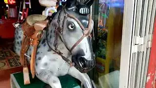 Edwin Hall Horse Kiddie Ride With a Stamar Board