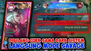 DI AWAL DI REMEHKAN! DIAKHIR TERDIAM! LESLEY DAMAGE LATE GAME NO COUNTER! | Top Global Lesley - MLBB