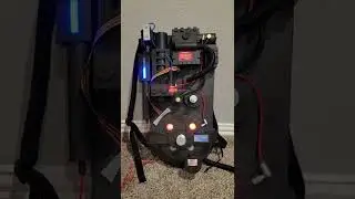 Frankengeek lights and sounds upgrade mod to Spirit Halloween Proton Pack Test 2