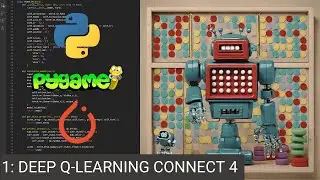 AI Plays Connect 4: Coding a REINFORCEMENT LEARNING Bot with Python & Deep Q-Learning