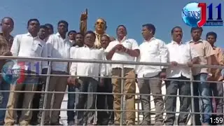 OBC Leader Yedla Balavardhan Goud Tributes Dr B.R Amedhkar On His Death Anniversary At Jadcherla