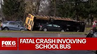 Greenfield school bus crash near 27th and Howard, 1 person dead | FOX6 News Milwaukee