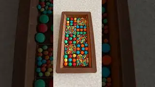 The most colorful chocolate bar ever &ndash; Smarties! 🍫 #asmr