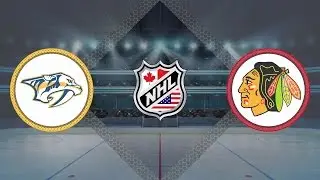Обзор матча Нэшвилл - Чикаго / PREDATORS VS BLACKHAWKS JANUARY 8, 2017 HIGHLIGHTS