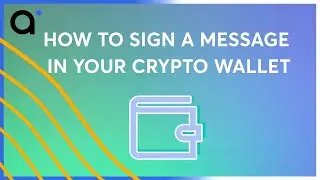 How to sign a Message in your Cryptocurrency Wallet | Anycoin Direct