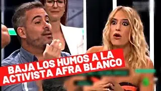 Glorioso troleo de un empresario a la activista Afra Blanco a cuenta de la jornada laboral