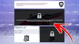 FIFA 19 WEB APP NO TRANSFER MARKET ACCESS *FIX?*