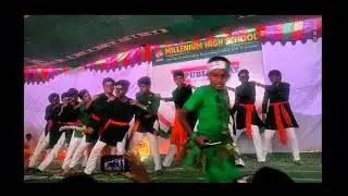Class 9 dance performance of jay shivaji jay bhavani on Republic day 2026