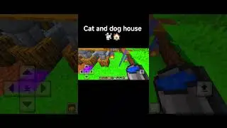 Dog and Cat house 🏠// #minecraft #mythpat #technogamerz #anshubisht #@namo_2m