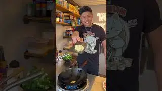 Бок-чой с чесноком за 1 минуту дома #shorts #wok #chinascooking #foodie