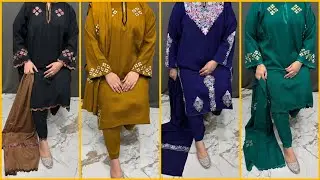 Beautiful Designer 3Pc Aari work Pheran set ❄️🍁😍 for college / tution going girls