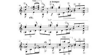 Barcarola – María Luisa Anido for classical guitar