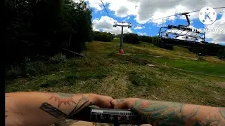 Loon Mountain Downhill Bike Park. Lap 1