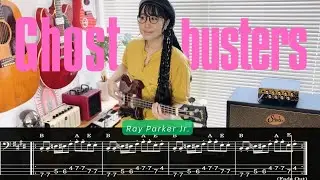 Ghostbusters &ndash; Bass Cover (Tabs + Notation) | Ray Parker Jr.