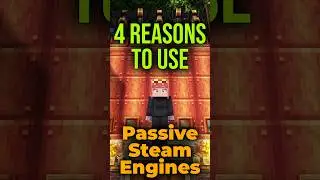 4 Reasons To Use Passive Steam Engines with #minecraft #minecraftcreate