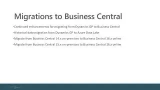 Dynamics 365 Business Central October 2020 Release &ndash; Migrations to Business Central