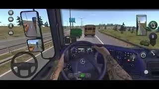 Truck Simulator Ultimate: Mercedes-Benz: Model 2020: Mobile Game Play
