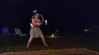 Super Secret Backyard Fire Hoop Minis
