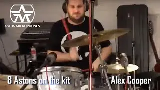 Tracking Drums with 8 Aston Microphones!